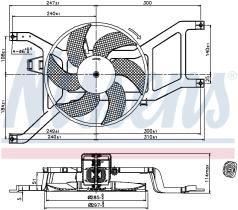 Nissens 85709 - VENTILADOR DACIA LOGAN I(04-)1.5 DC