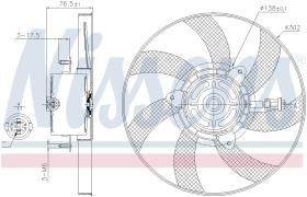 Nissens 85716 - VENTI SEAT IBIZA II/VW POLO (02-97>) DCHO.