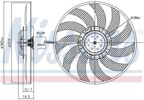 Nissens 85743 - VENTILADOR AUDI A 4/S 4(B6.B7)(00-)