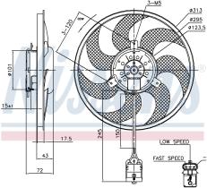 Nissens 85754 - VENTILADOR OPEL ZAFIRA B(05-)2.0 I