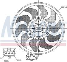 Nissens 85755 - VENTILADOR OPEL ZAFIRA B(05-)2.0 I