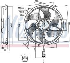 Nissens 85790 - VENTILADOR CITROEN DS4(11-)1.6 VTI