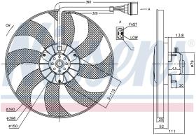 Nissens 85796 - VENTILADOR SEAT IBIZA III(6L)(01-)1