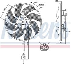 Nissens 85806 - VENTILADOR VOLKSWAGEN TRANSPORTER T