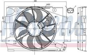 Nissens 85892 - VENTI DACIA DUSTER/DOKKER/SANDERO II (12>) CAPTUR (13>)
