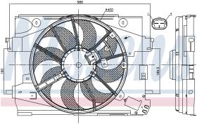 Nissens 85892 - VENTI DACIA DUSTER/DOKKER/SANDERO II (12>) CAPTUR (13>)