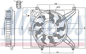 Nissens 85893 - VENTILADOR HYUNDAI I10 (PA)(08-)1.1