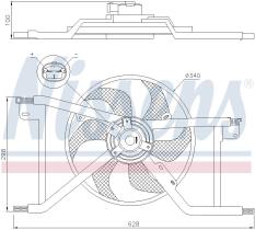 Nissens 85927 - VENTILADOR RENAULT TWINGO III(14-)0