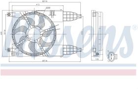 Nissens 85942 - VENTILADOR CHEVROLET AVEO(T250.T255