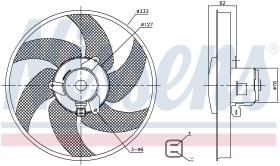 Nissens 85950 - VENTILADOR CITROEN BERLINGO (M)(96-