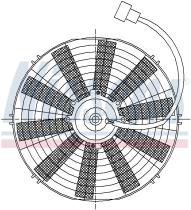 Nissens 85979 - VENTILADOR UNIVERSAL UNIVERSAL VENT