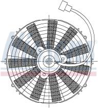 Nissens 85984 - VENTILADOR UNIVERSAL UNIVERSAL VENT