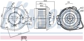 Nissens 87020 - VENTILADOR HAB.VOLVO C70 (98-)2.0 T