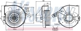 Nissens 87028 - GMV00 SEAT IBIZA IV/VV POLO IV/SKODA FABIA +AC (01>)