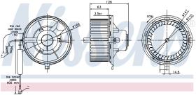 Nissens 87031 - GMV00 SEAT IBIZA II/INCA/AROSA (93>)VW POLO (94>99)