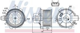 Nissens 87045 - VENTILADOR HAB.CITROEN XSARA PICASS