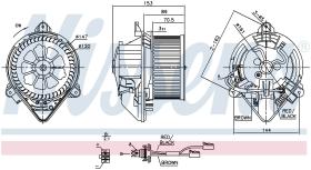 Nissens 87053 - CITROEN BERLINGO/PEUGEOT PARTNER +AC (5/98>12/02) CITROEN ZX