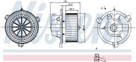 Nissens 87056 - VENTILADOR HAB.FIAT BARCHETTA(183)(