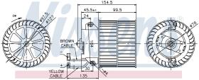 Nissens 87057 - VENTILADOR HAB.VAUXHALL CAVALIER(88