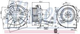 Nissens 87080 - VENTILADOR HAB.OPEL TIGRA B(04-)1.4