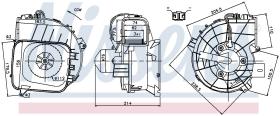 Nissens 87084 - GMV00 OPEL CORSA C/COMBO +AC (9/00>)