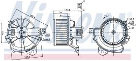 Nissens 87086 - GMV00 CITROEN NEMO/BEEPER (08>)OPEL ADAM (12>) CORSA C (06>)