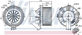 Nissens 87105 - GMV00 MB SPRINTER 906/VW CRAFTER (6/06>) +AC