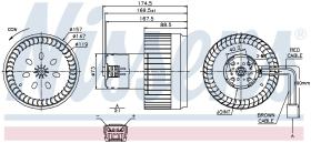 Nissens 87123 - VENTILADOR HAB.VOLVO V70(SW)(00-)2.