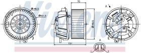 Nissens 87127 - GMV00 CITROEN C2/C3 (02>) PEUGEOT 1007 (05>)