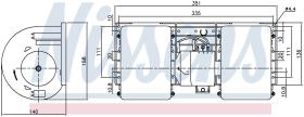 Nissens 87147 - VENTILADOR HAB.SCANIA BUS 4-SERIES(