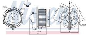 Nissens 87158 - VENTILADOR HAB.MAZDA E-SERIES IV(99