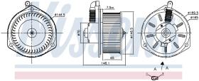 Nissens 87164 - VENTILADOR HAB.TOYOTA DYNA(00-)4.0