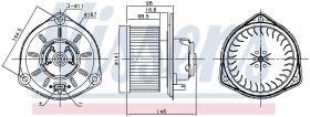 Nissens 87168 - VENTILADOR HAB.VOLVO 960(964.965)(9