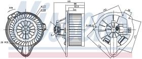 Nissens 87170 - VENTILADOR HAB.VOLVO 850(LS.LW)(91-