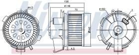 Nissens 87181 - VENTILADOR HAB.PEUGEOT 206(2)(98-)2