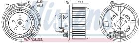 Nissens 87185 - VENTILADOR HAB.ALFA ROMEO GT(937)(0