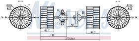 Nissens 87193 - VENTILADOR HAB.MERCEDES T2(86-)510