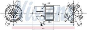 Nissens 87208 - GMV00 SMART FOR TWO  (2/07>)