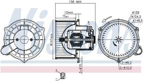 Nissens 87234 - VENTILADOR HAB.HYUNDAI GETZ(TB)(02-