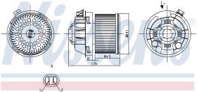 Nissens 87257 - VENTILADOR HAB.PEUGEOT 207(WA.WC.WD