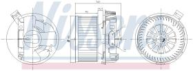 Nissens 87267 - VENTILADOR HAB.RENAULT WIND(10-)1.2