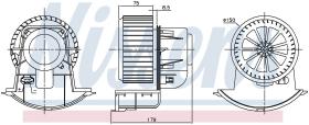 Nissens 87272 - VENTILADOR HAB.VOLKSWAGEN MULTIVAN(