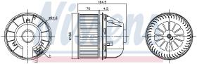 Nissens 87313 - VENTILADOR HAB.FORD S-MAX(CA1)(06-)