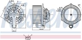 Nissens 87335 - VENTILADOR HAB.HYUNDAI EQUUS(VI)(09