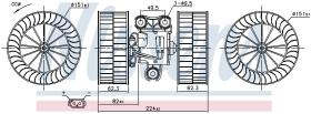 Nissens 87340 - VENTILADOR HAB.MERCEDES VITO II W 6