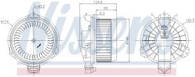 Nissens 87365 - VENTILADOR HAB.SUBARU TREZIA(10-)1.