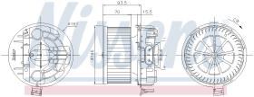 Nissens 87383 - VENTILADOR HAB.RENAULT MEGANE II(02