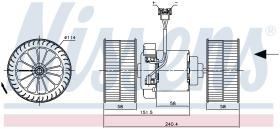 Nissens 87400 - VENTILADOR HAB.MERCEDES ACTROS MP2/