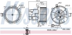 Nissens 87406 - VENTILADOR HAB.MERCEDES E-CLASS W 2