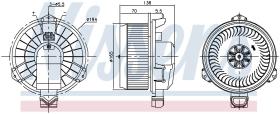 Nissens 87419 - VENTILADOR HAB.FORD GALAXY IV(CDR)(